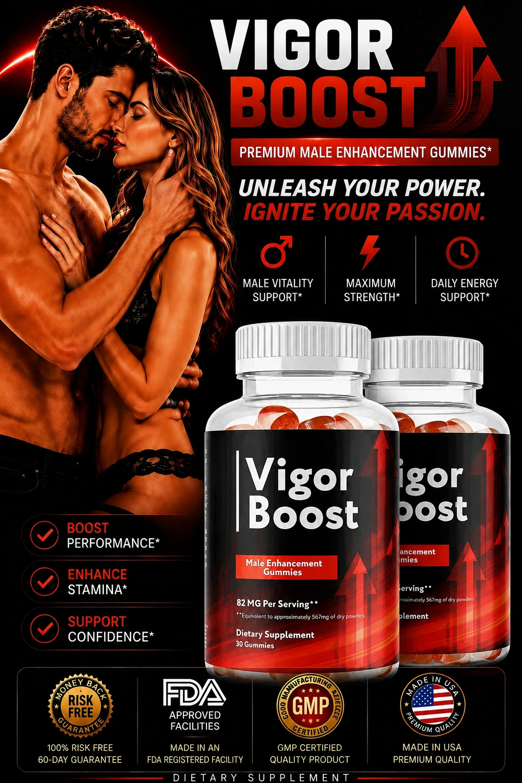 Vigor Boost premium male vitality supplement